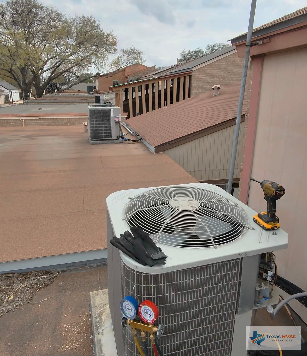 Texas rooftop HVAC image
